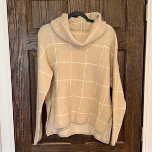 Cozy Cowl Neck Sweater in Cream